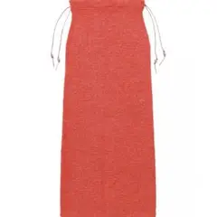 NKNIT longskirt dry shaggy red