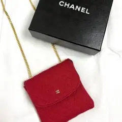 CHANEL ミニ チェーン ポーチ