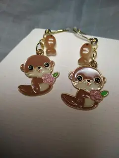 カワウソさん餌の時間ですよピアス