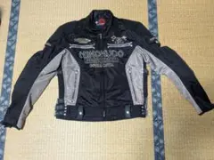 弐黒堂 メッシュライディングジャケット メンズLサイズ 黒 背中肩肘パッド入り Amazon | [弐黒堂] ハードライドバトルジャケット 鳳翔 BLACK