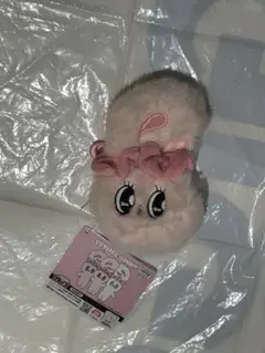 新品未使用 ピンクバニー -エスターバニー-フェイスミニポーチ①