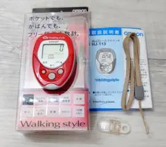 電池交換済 万歩計 オムロン 万歩計 Walking style HJ-113