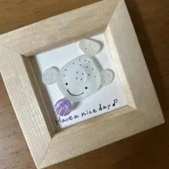 ジンベイザメの夏のヨーヨー　シーグラスアート　mini