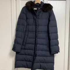 美品‼️IENA ロングダウン(ネイビー)