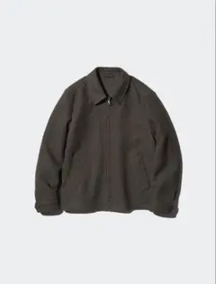 <2024限定> UNIQLO シングルカラーショートブルゾン XL