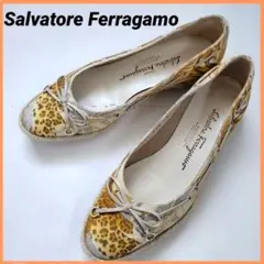 Salvatore Ferragamo/エスパドリーユ/フラットシューズ/総柄
