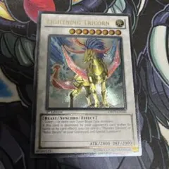遊戯王　ライトニングトライコーン 英語  米　レリーフ