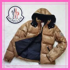 【入手困難】MONCLER バディア BADIAロゴワッペン刺繍ダウンジャケット