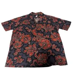 アロハシャツ　USA製　HAWAIIAN 開襟シャツ