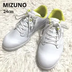 ミズノ MIZUNO ゴルフシューズ スニーカー レディース 24cm
