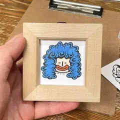 木製フレーム入りイラスト