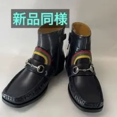 【試着のみ】GUCCI グッチ チルドレンズ レインボー ブーツ ビー刺繍