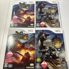 モンスターハンターG & 3 セット　外箱付き　盤面ほぼ傷なし美品　Wiiソフト