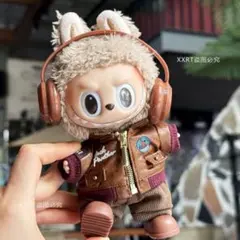 ラブブ洋服　Labubu ぬいぐるみ着　17cm着せ替え服　6点セット
