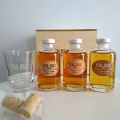 【ミニボトル】古酒 ニッカPURE MALT 3本