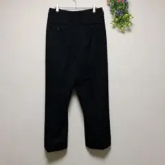 ニコル【M】スラックスパンツ ブラック 日本製 礼服 冠婚葬祭ビジネスフォーマル