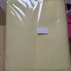 クリーム色 ハンガー用カバー 120cm x 60cm