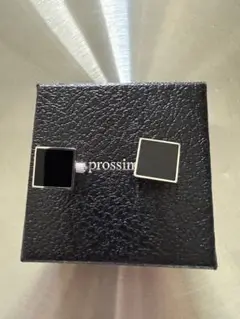 prossimo 黒 スクエアカフリンクス