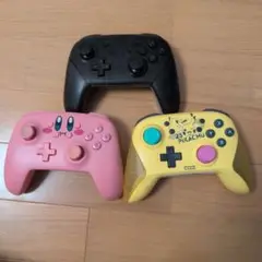 任天堂Switch プロコン 純正 ホリ ワイヤレスコントローラー 3個セット
