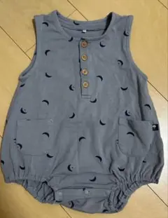 futafuta 月模様ロンパース 80cm