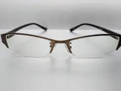 眼鏡フレーム [度入り] ダークブラウン