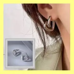 ピアス レディース アクセサリー ハート フープピアス