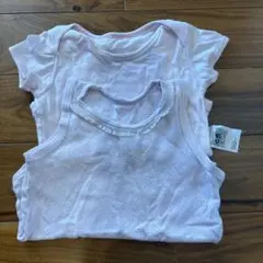 ピンク 半袖とタンクトップセット 80 UNIQLO 西松屋セット