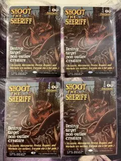 保安官を撃て/Shoot the Sheriff プロモ　4枚セット