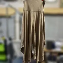 ベージュワイドパンツ　M