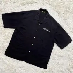 【希少素材】SMITH スミス シャツ 半袖 ボタン 刺繍　古着