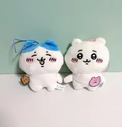 ガチャガチャ　ちいかわ　ぬいぐるみBIG　ハチワレ&ちいかわ2個セット