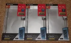 新品★エレコム Xperia XZs/XZ シェルカバー 極み設計 クリア×３