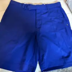 RLX 青 ショートパンツ バックポケット付き