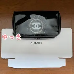 【新品・非売品・限定♪】CHANEL シャネル エナメル スクエアポーチ