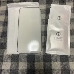 ONES iPhone14ProMax 全面保護強化フィルム　黒縁　2枚