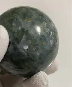 セレスタイト共生ペリドット　スフィア