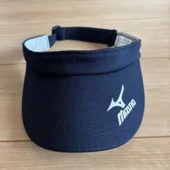Mizuno ネイビー サンバイザー　ソフトボール　ゴルフ