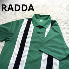 ◾︎RADDA ストライプポロシャツ グリーン