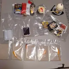 食品ミニチュアカプセルトイセット　主に開封品
