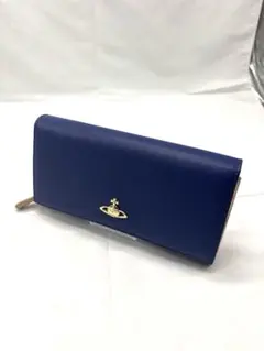 (新品訳あり)ヴィヴィアンウエストウッド 長財布64vv406 ブルー