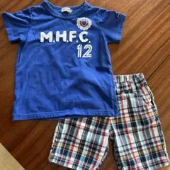 ミキハウス M.H.F.C. Tシャツとショートパンツセット