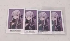 ダンガンロンパ 霧切響子 チェキ 4枚