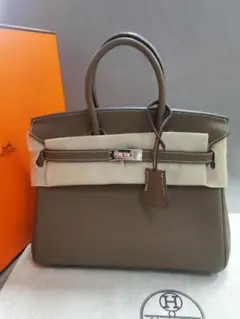 エルメス ハンドバッグ ブラウン