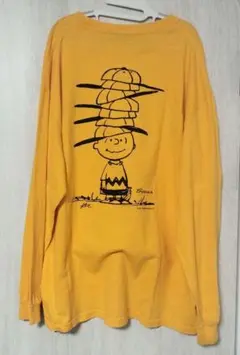 FTC×PEANUTS コラボ ロンT イエロー XL
