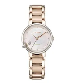 腕時計 CITIZEN エコドライブ レディース さくらピンク ダイヤモンド
