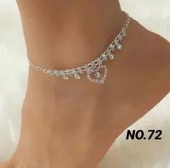 NO.72単品アンクレットレディースメンズビーチ足首アクセサリー夏海キラキラ