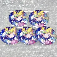 プロセカ 鏡音レン　グリッター缶バッジ　グリ缶　42C セット