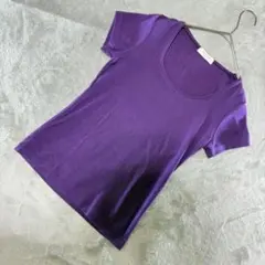 OFU ON basic 半袖Tシャツ サイズ38（S〜M）パープル ✨良品✨