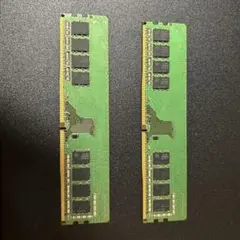 Samsung DDR4メモリ 8GB×2枚(16GB) PC4-2666V