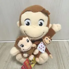 新品　おさるのジョージ　ぬいぐるみ　マスコット　3点セット
